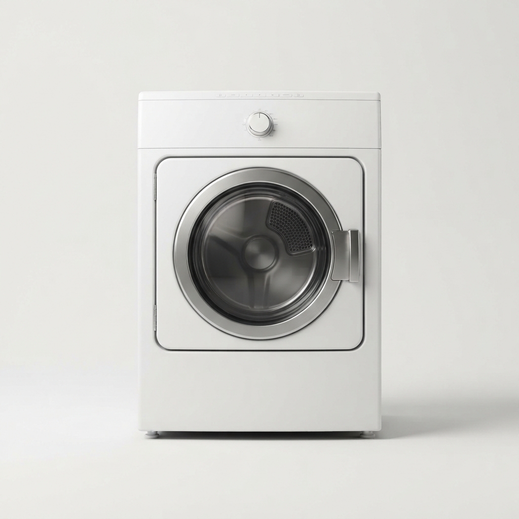 Front-load electric dryer front view