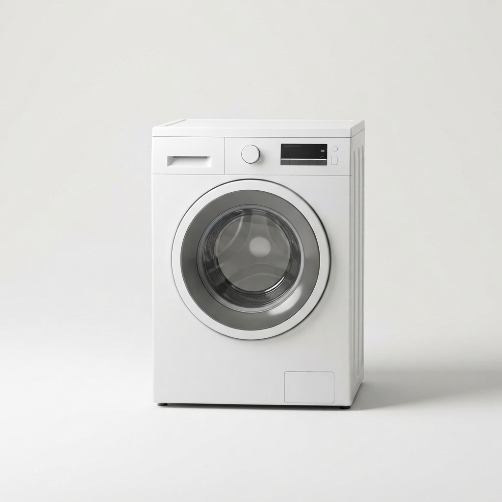 Front-load washing machine front view