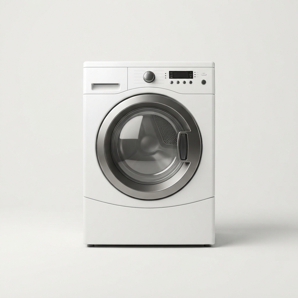 Front-load electric dryer front view