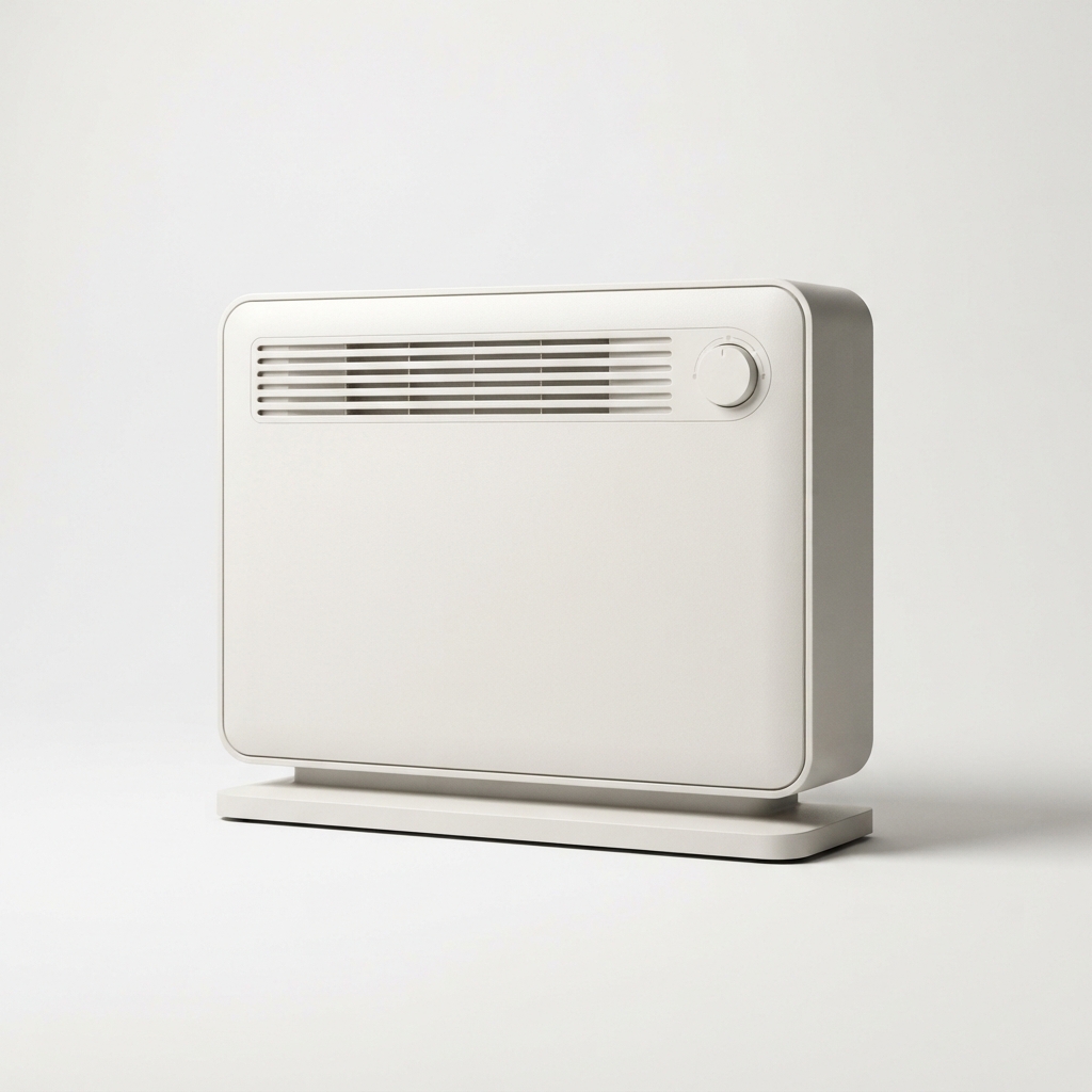 Oil-filled radiant heater front view
