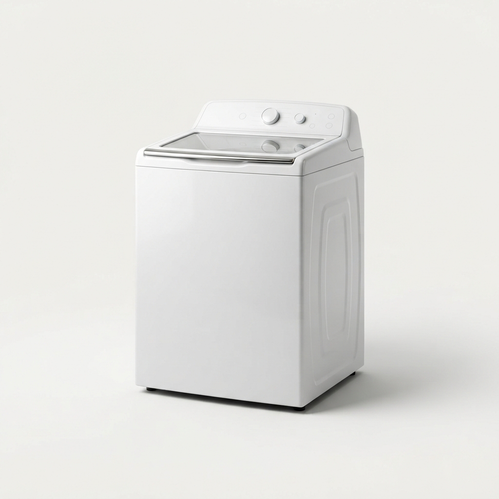 Top-load washing machine with control panel