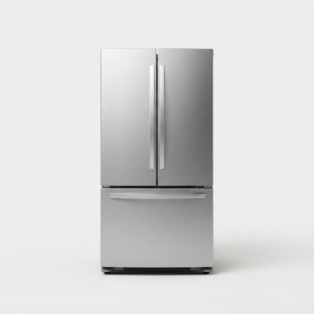 French-door refrigerator with bottom freezer drawer