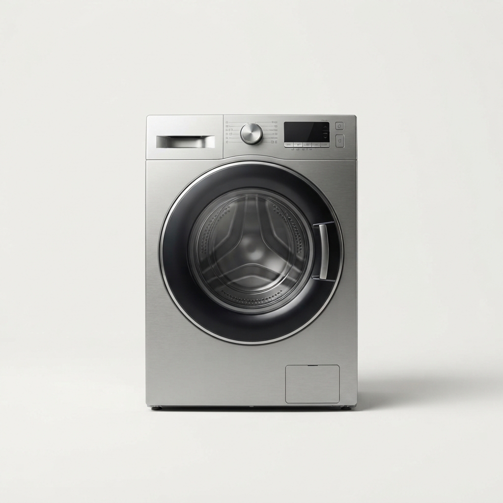 Slim washer-dryer combo front view