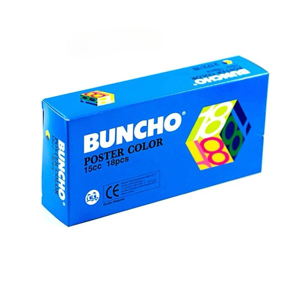 Buncho Poster Colour 15cc 18 Colours
