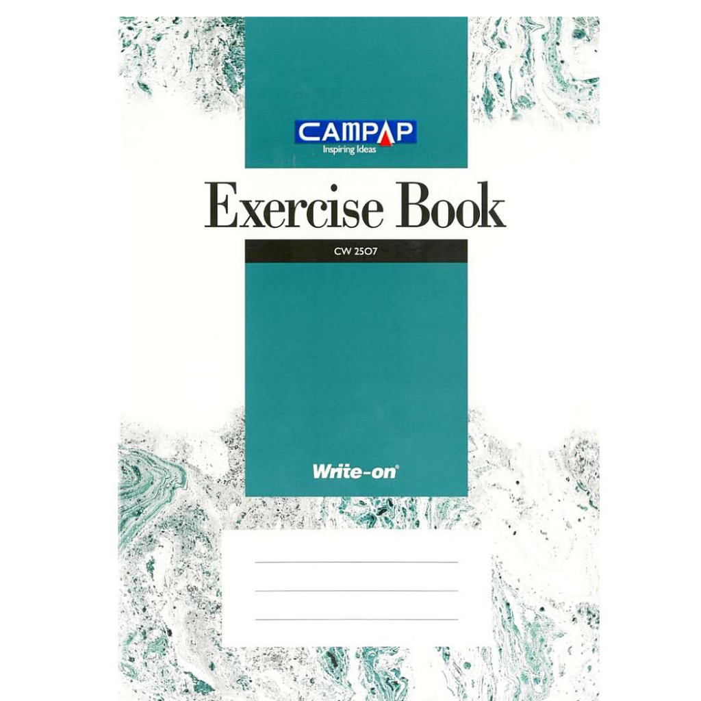 Write-on by CAMPAP CW2507 A4 Exercise Book Lined 120pages