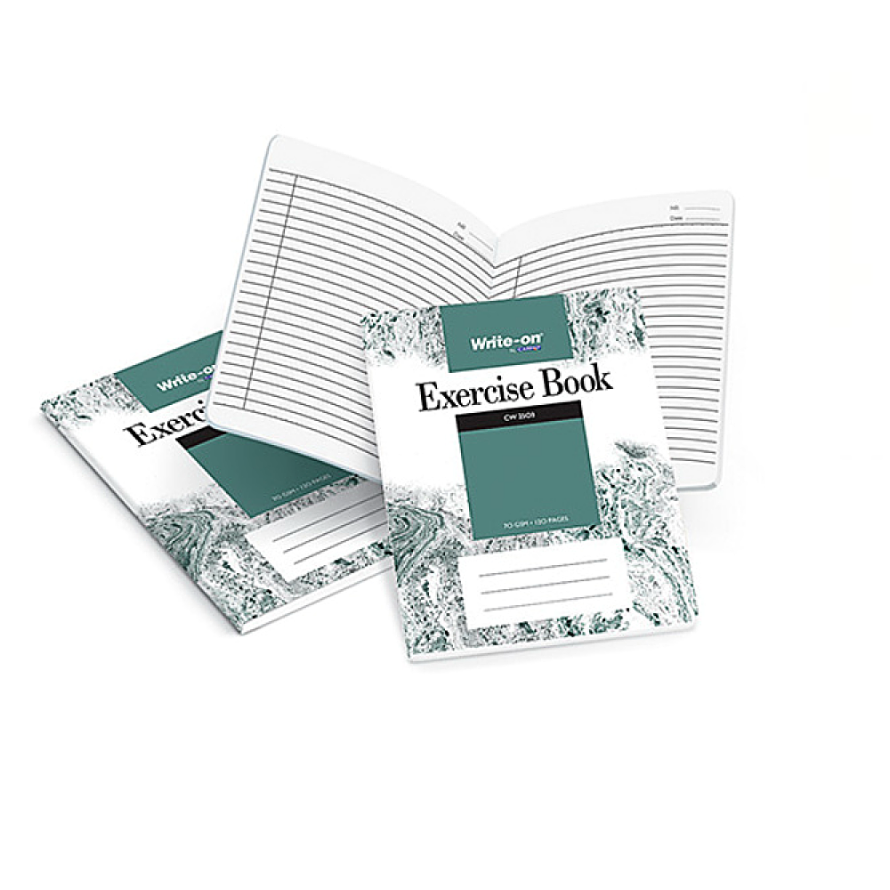 Write-on by CAMPAP CW2503 F5 Exercise Book Lined 120pages