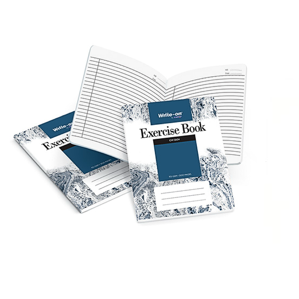 Write-on by CAMPAP CW2504 F5 Exercise Book Lined 200pages