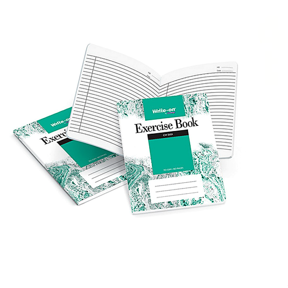 Write-on by CAMPAP CW2501 F5 Exercise Book Lined 80pages