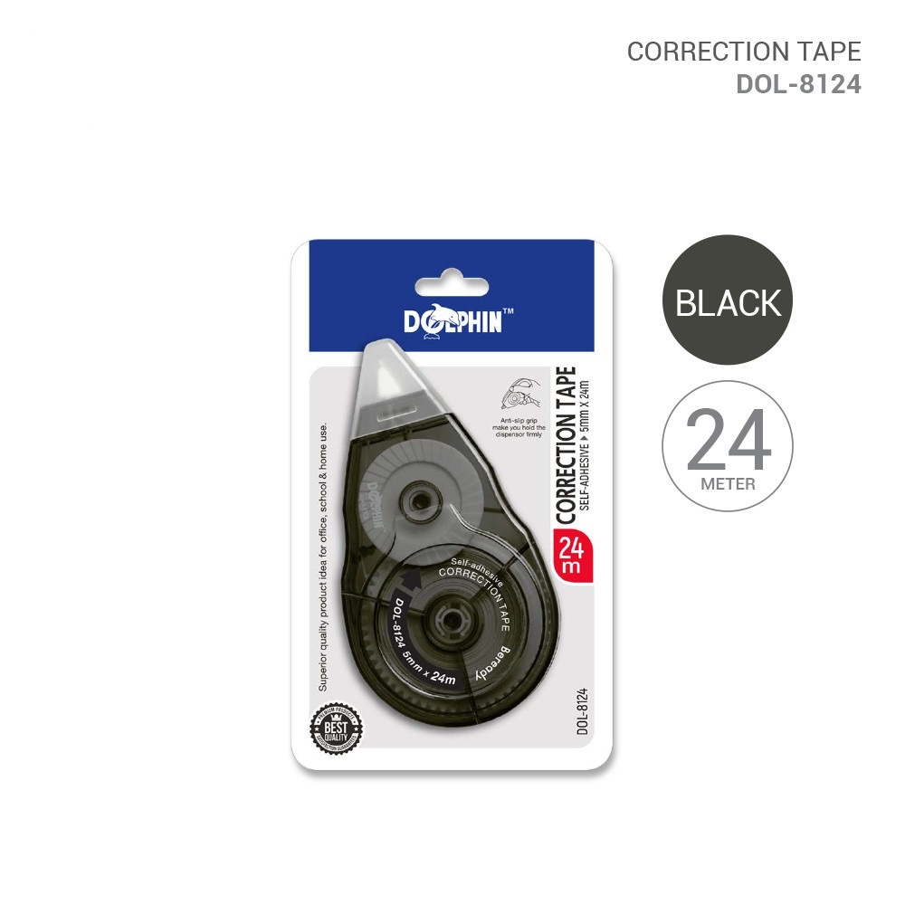 Dolphin DOL-8124 Correction Tape 5mm x 24m