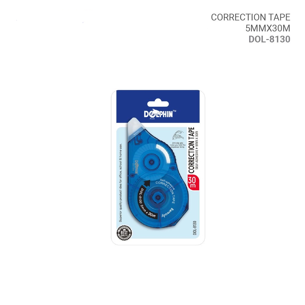 Dolphin DOL-8130 Correction Tape 5mm x 30m