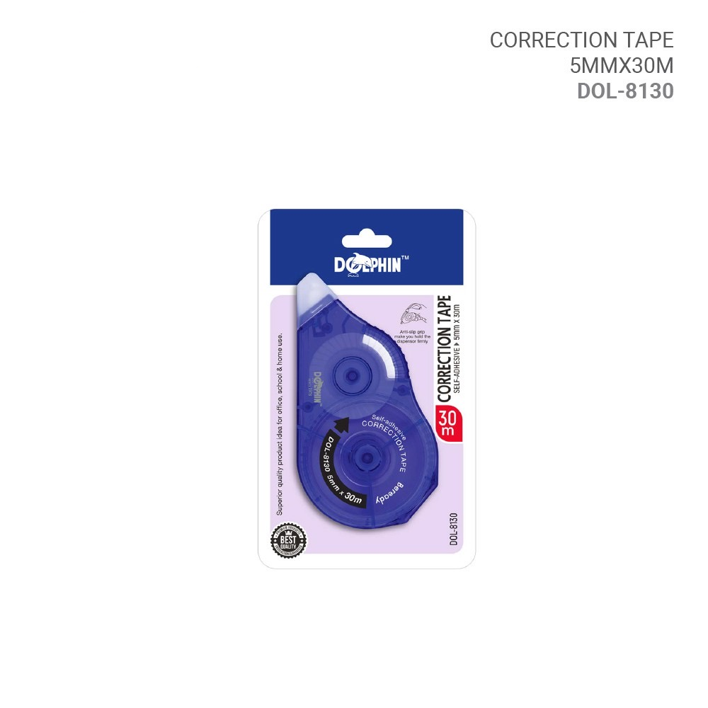 Dolphin DOL-8130 Correction Tape 5mm x 30m