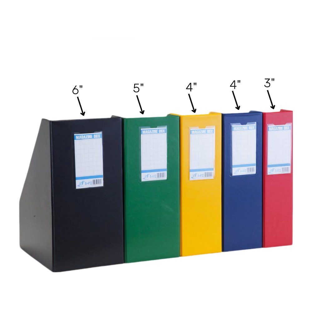 East-File 6-412 PVC Magazine Box File 6"