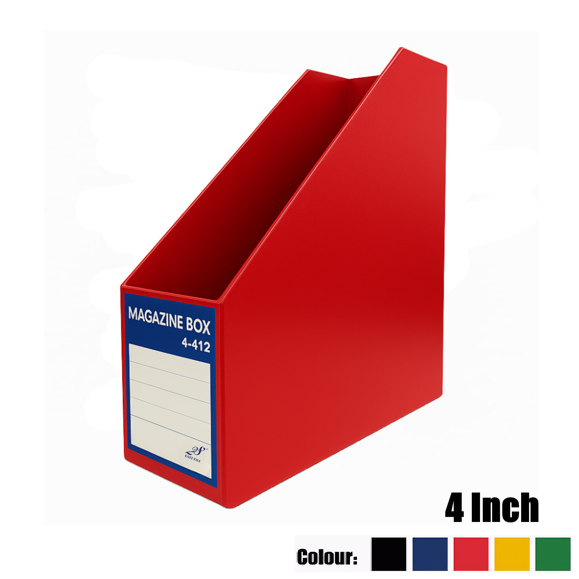 East-File 4-412 PVC Magazine Box File 4"