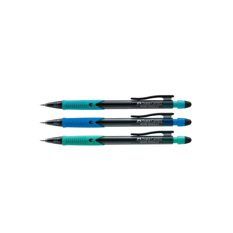 aber-Castell 130013 Shark Mechanical Pencil 0.5mm (Free 1 tube Faber-Castell Pencil Lead)