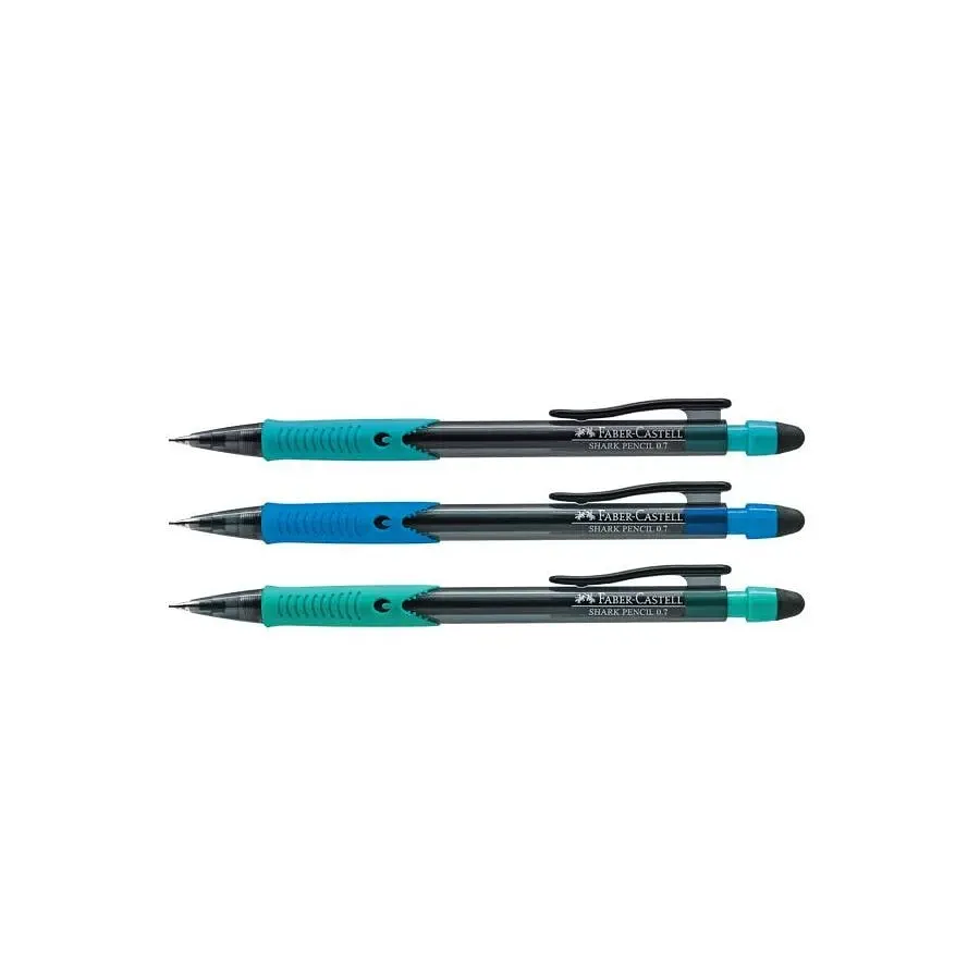 Faber-Castell 130014 Shark Mechanical Pencil 0.7mm (Free 1 tube Faber-Castell Pencil Lead)