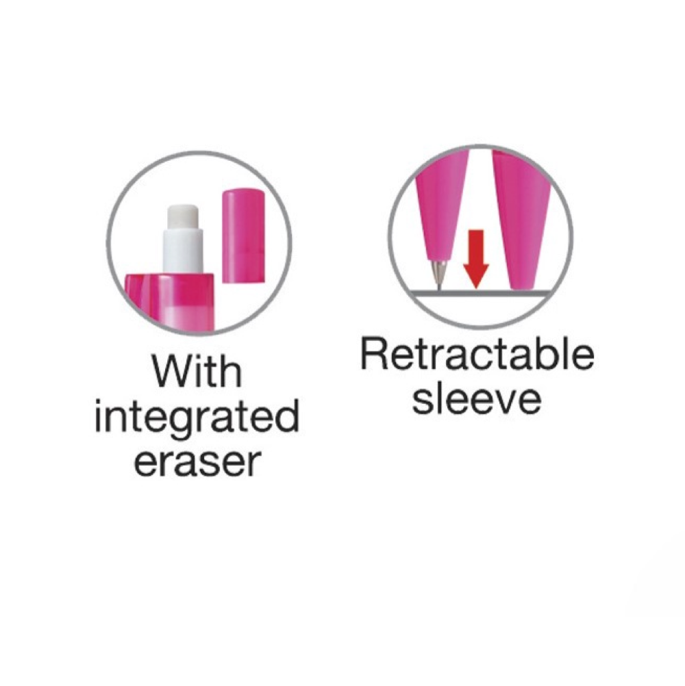 Faber-Castell 134202 ECON Mechanical Pencil 0.7mm (Free 1 tube Faber-Castell Pencil Lead)