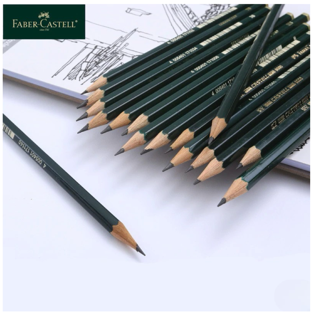 Faber-Castell 9000 Art Pencil Set 8B to 2H (12PCS/SET)