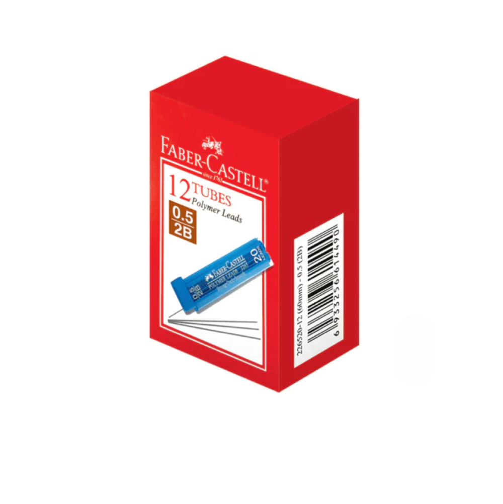 Faber-Castell 226520 Polymer Pencil Lead 2B 0.5mm