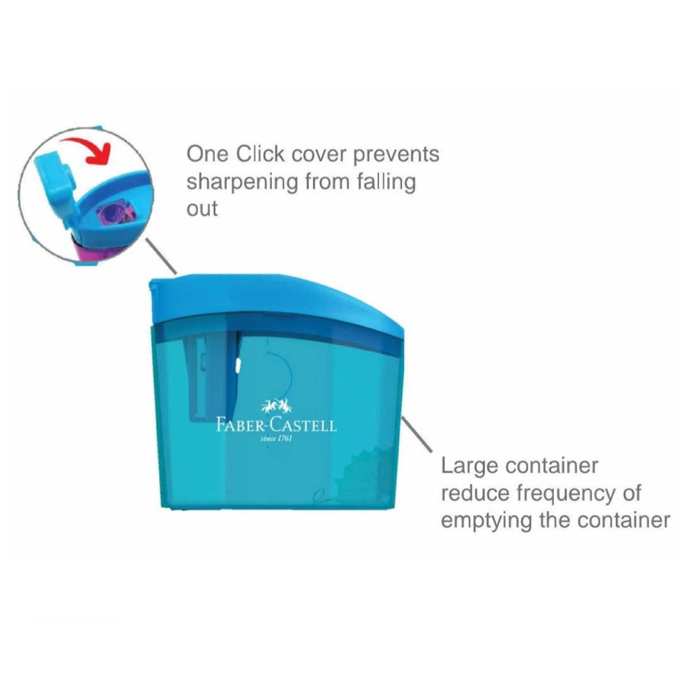 Faber-Castell 584603 Click Box Container Sharpener