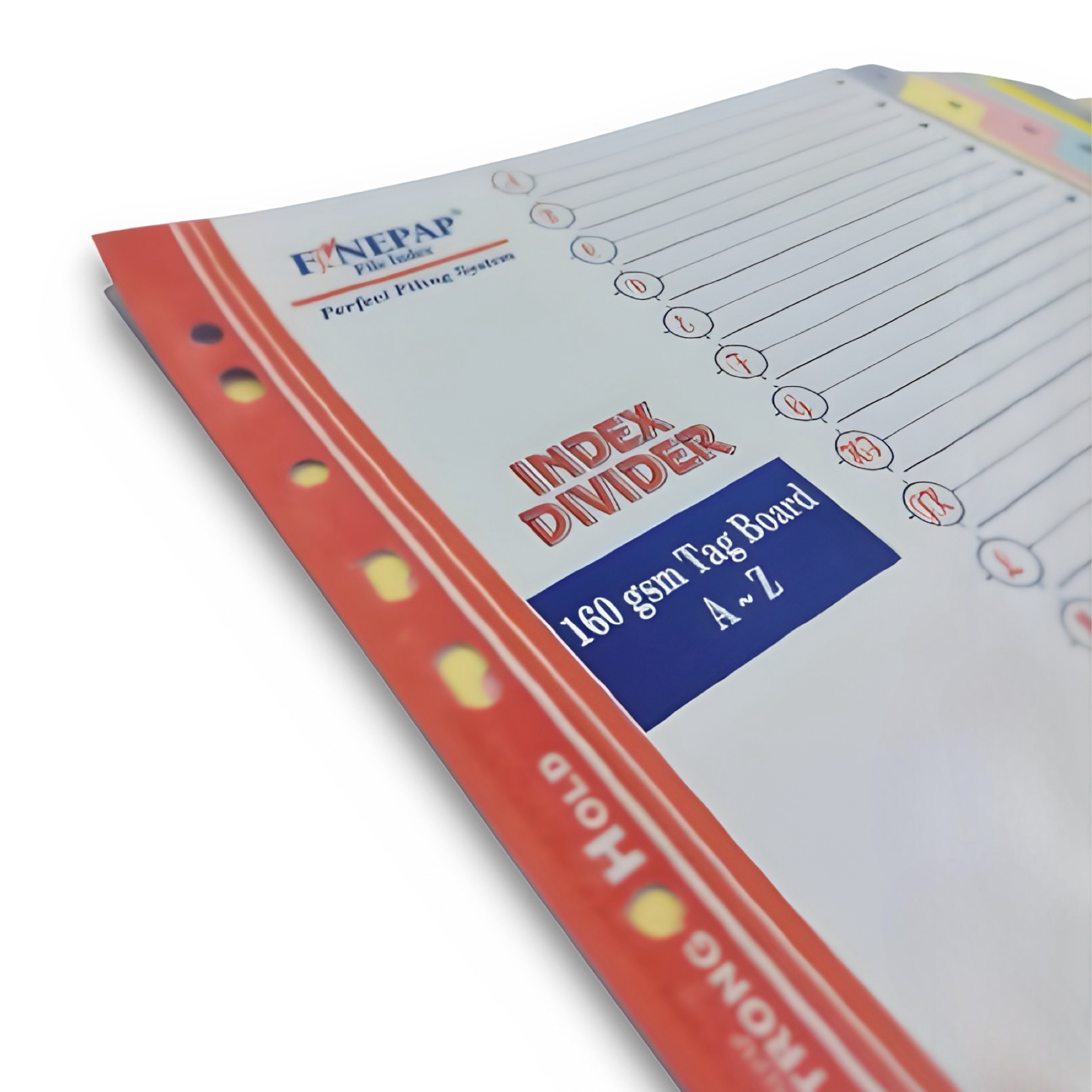 Finepap S1631 A4 Index Divider Numbering 1-31 (1SET/PKT)