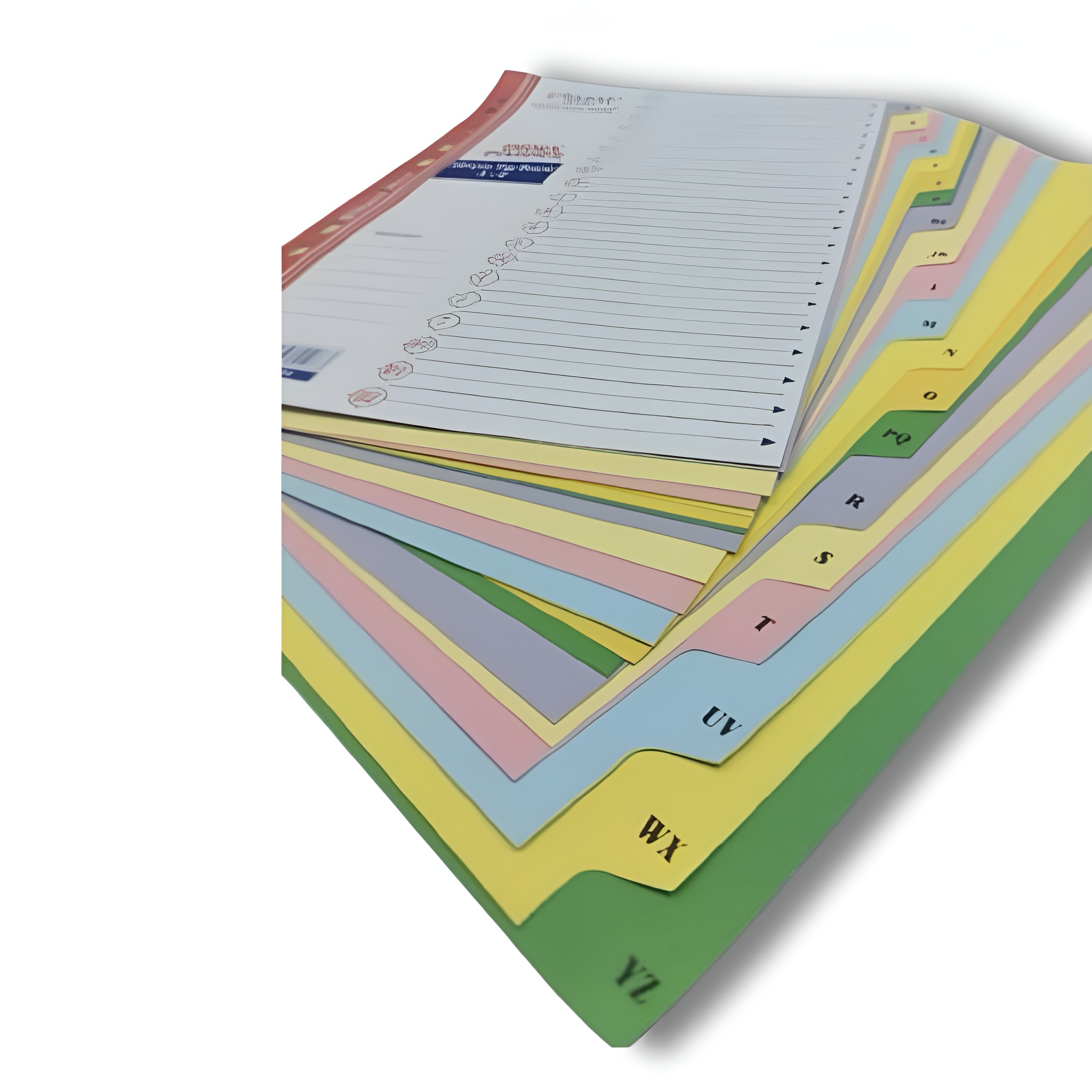 Finepap S1604 A4 Index Divider A-Z (1SET/PKT)