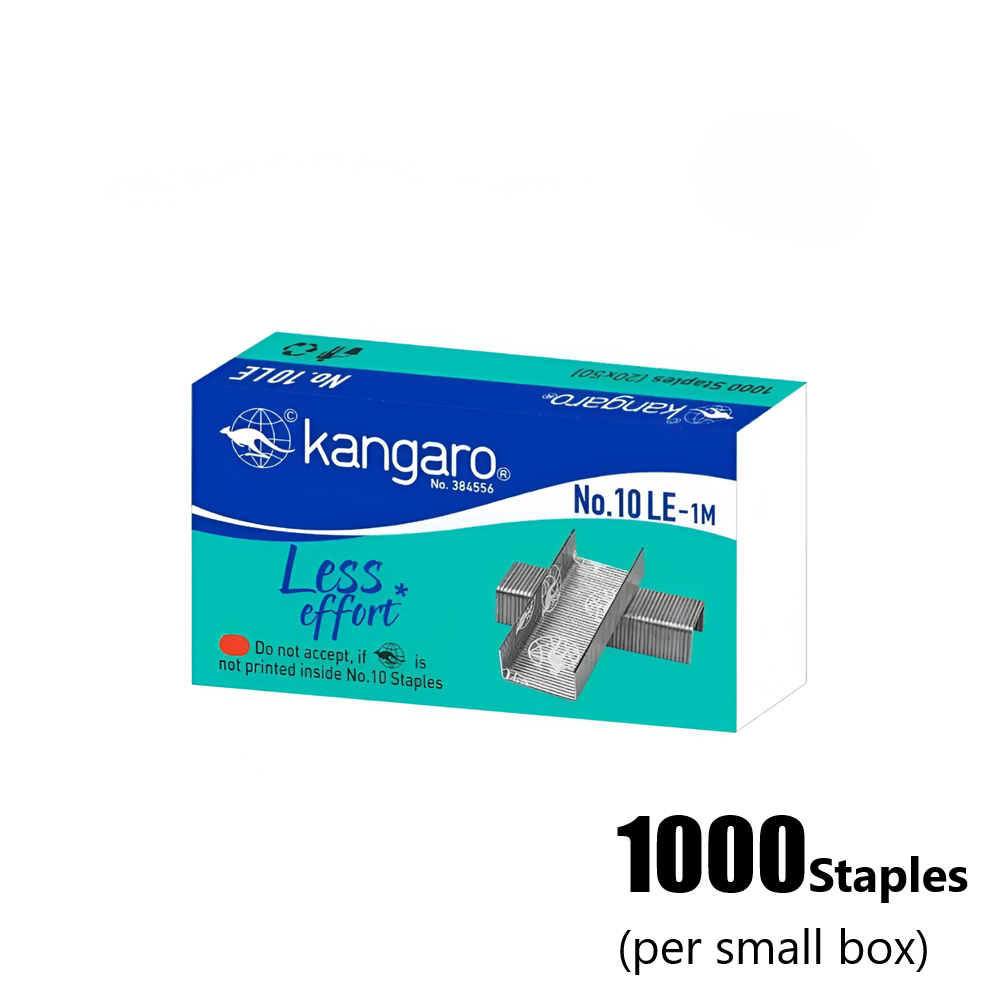 Kangaro No.10 LE-1M Staples - Less Effort