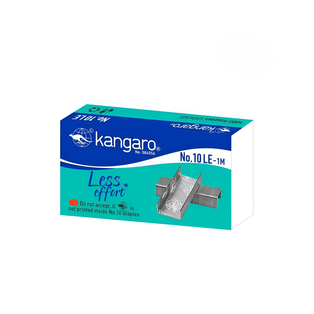 Kangaro No.10 LE-1M Staples - Less Effort