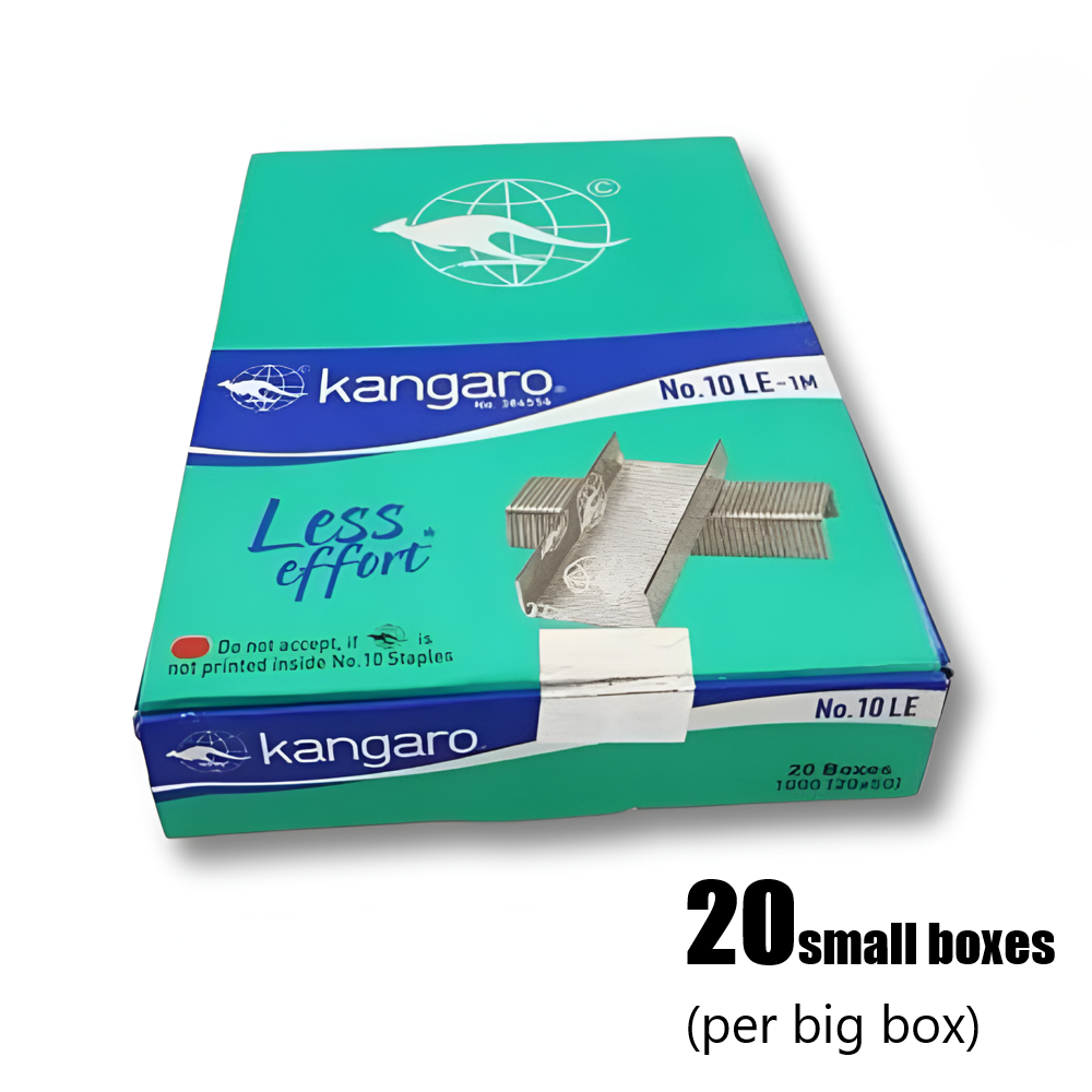 Kangaro No.10 LE-1M Staples - Less Effort