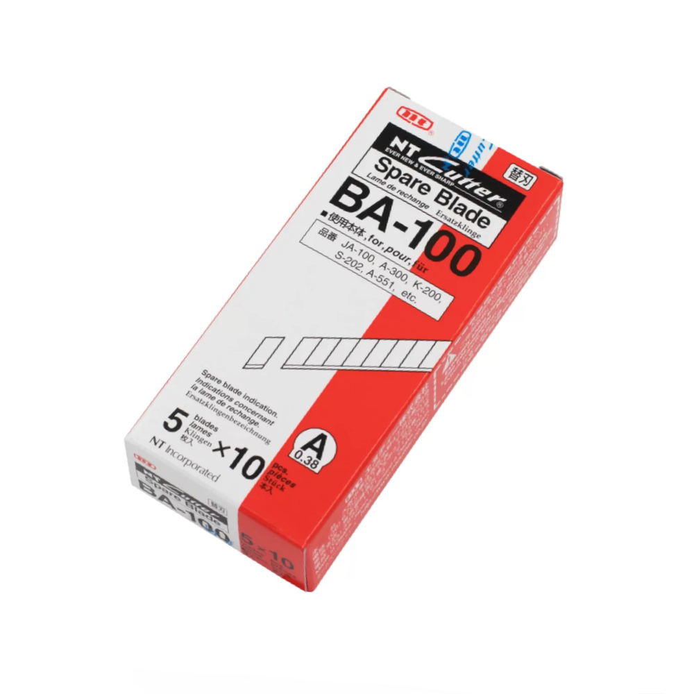 NT CUTTER BA-100 Spare Blade 9mm, Small (5BLADES/PACK)