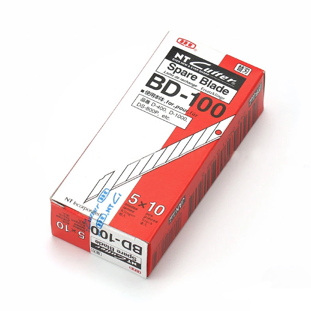 NT CUTTER BD-100 Spare Blade 9mm, Small (5BLADES/PACK)