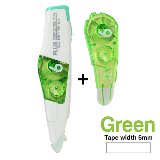 PLUS Whiper MR2 WH-646R-2P Correction Tape Refill 6mm x 12m 2's