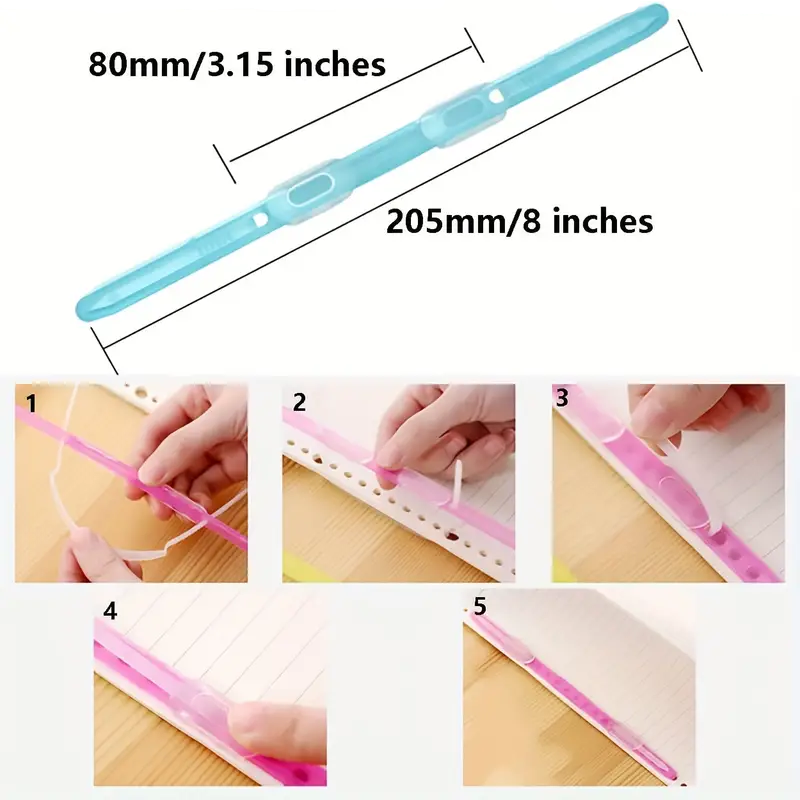 Power Stone PS7213 Plastic Paper Fastener (10pcs/bag) - Assorted Colours