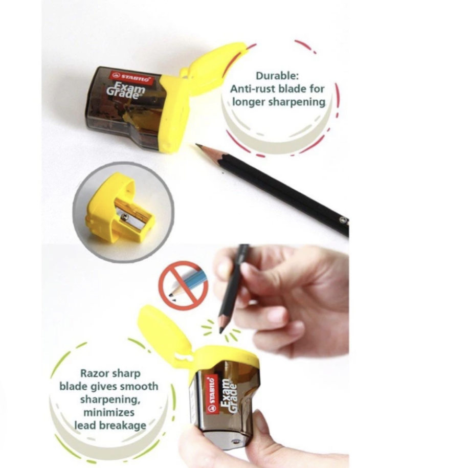 Stabilo 4538 Exam Grade Single Hole Pencil Sharpener
