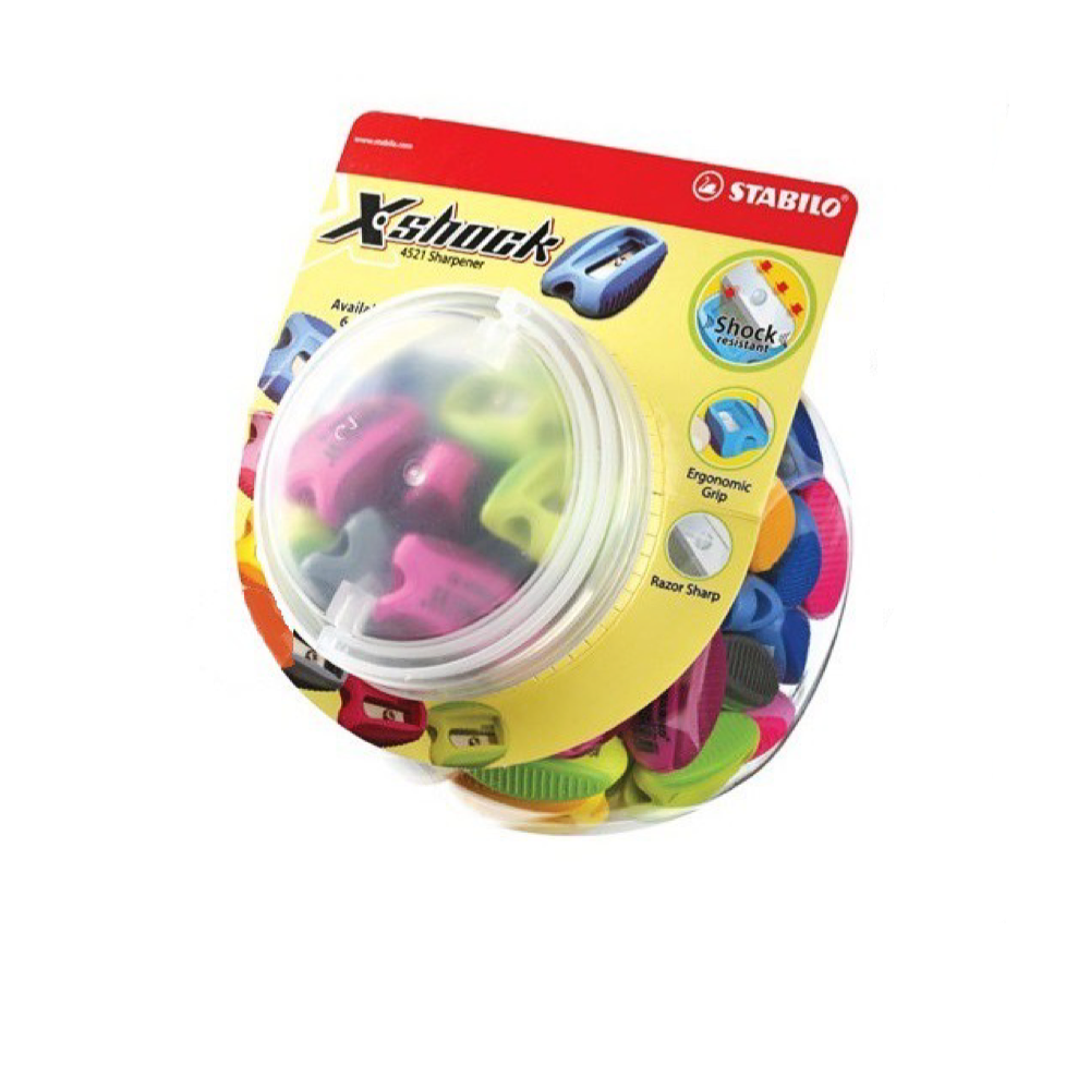 Stabilo 4521 X-Shock Single Hole Pencil Sharpener