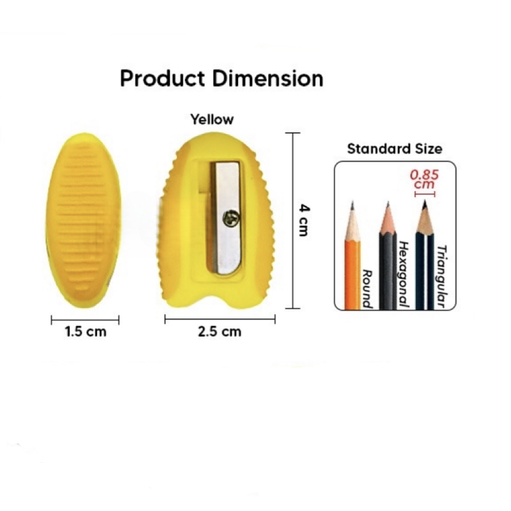 Stabilo 4521 X-Shock Single Hole Pencil Sharpener