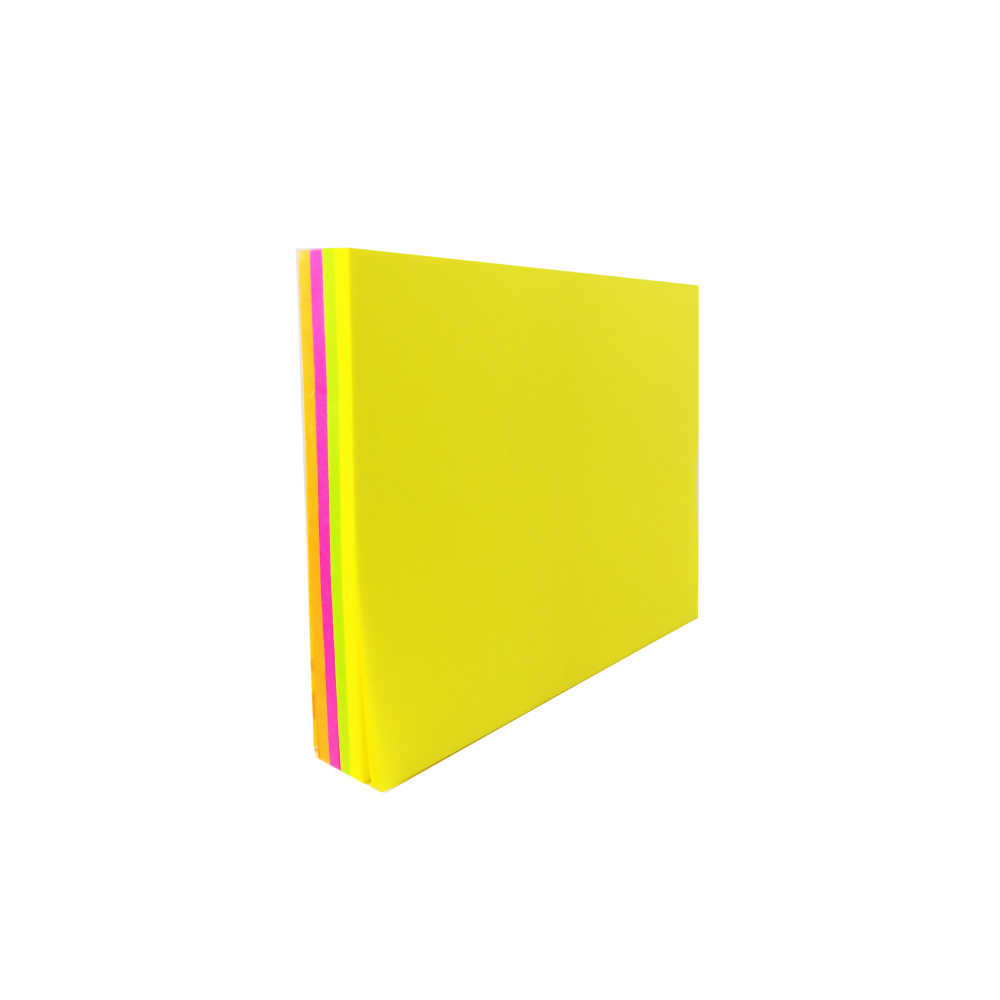 M&G Neon Sticky Notes YS-184, 3" x 4", 4 Assorted Neon Colours, 100'S/PACK
