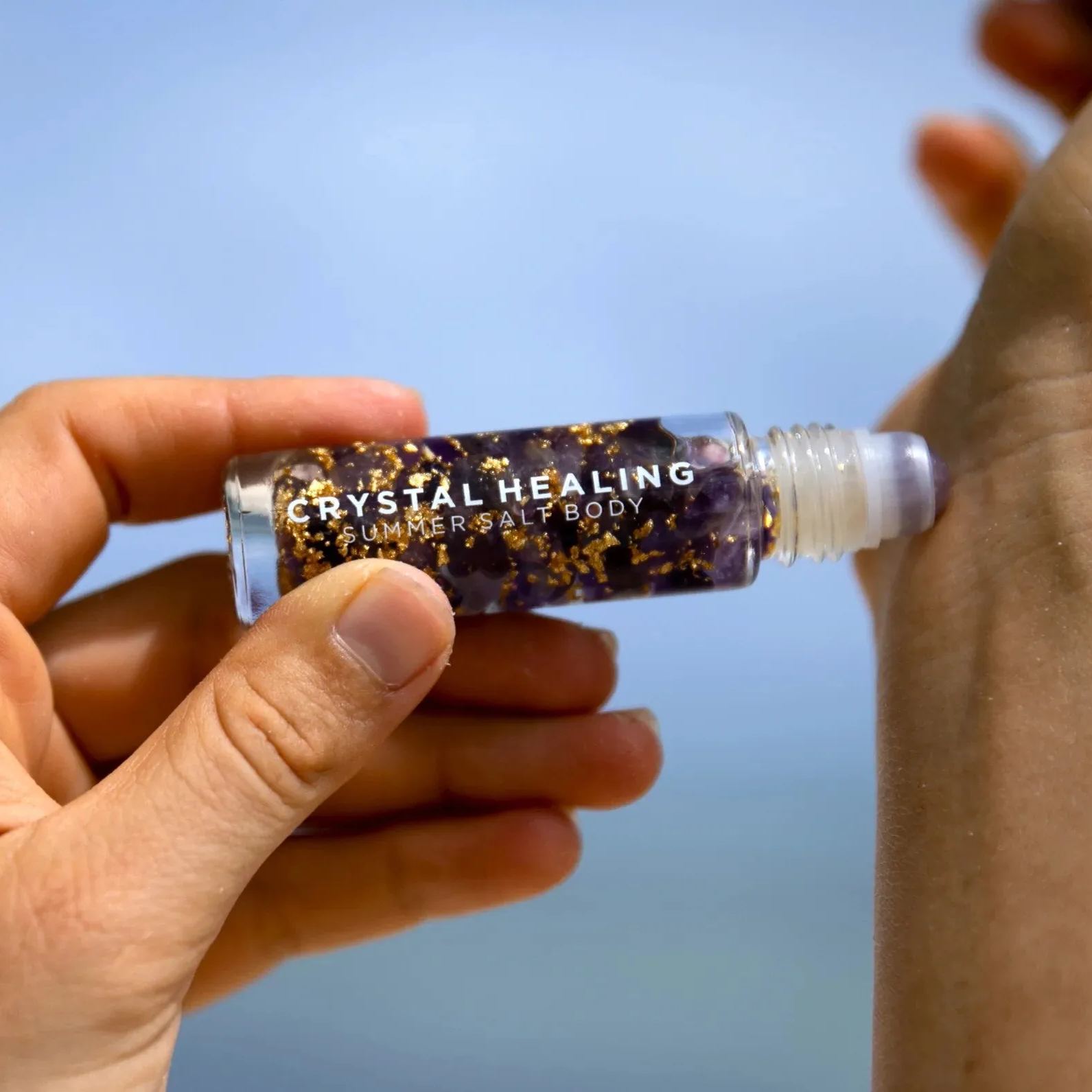 Crystal Essential Oil Roller Gift Set