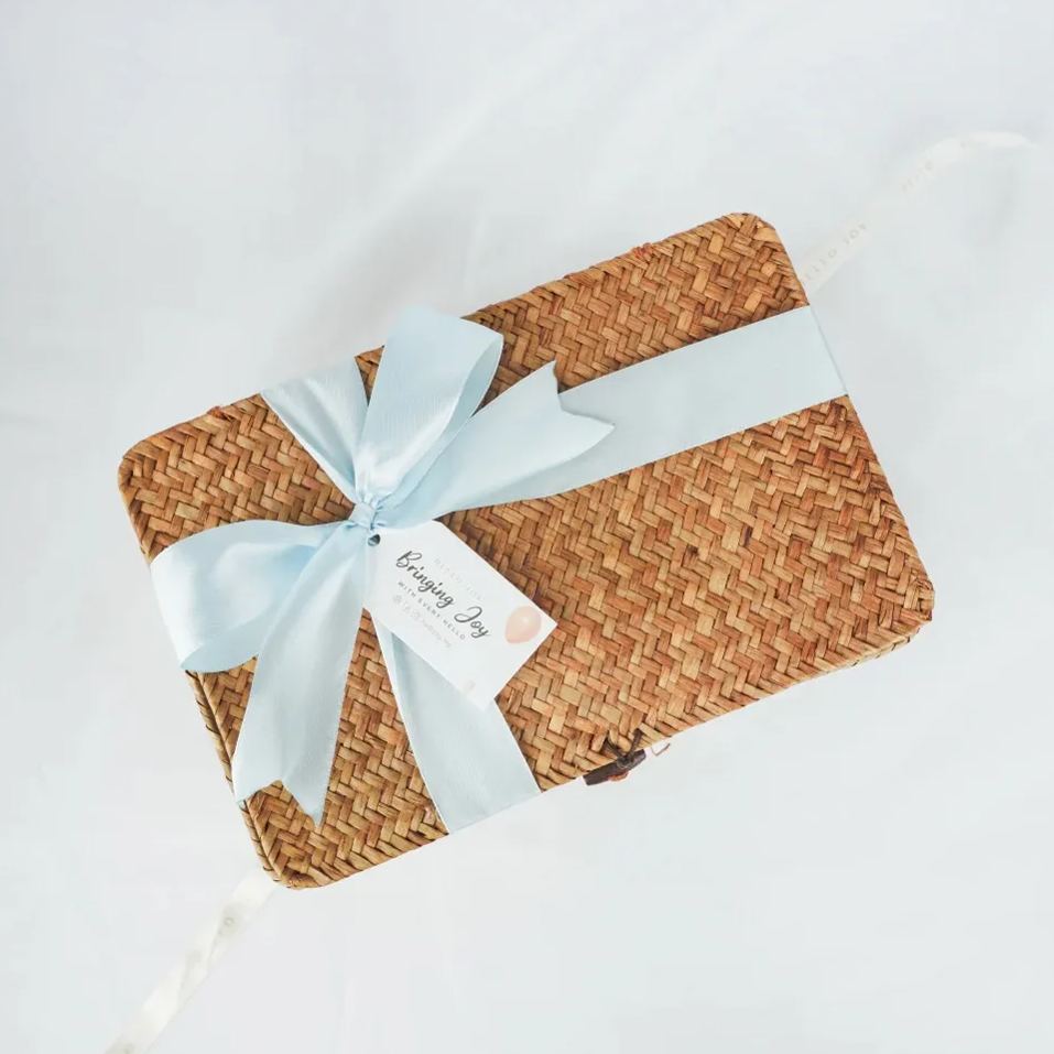 Baby Blue Basket Gift