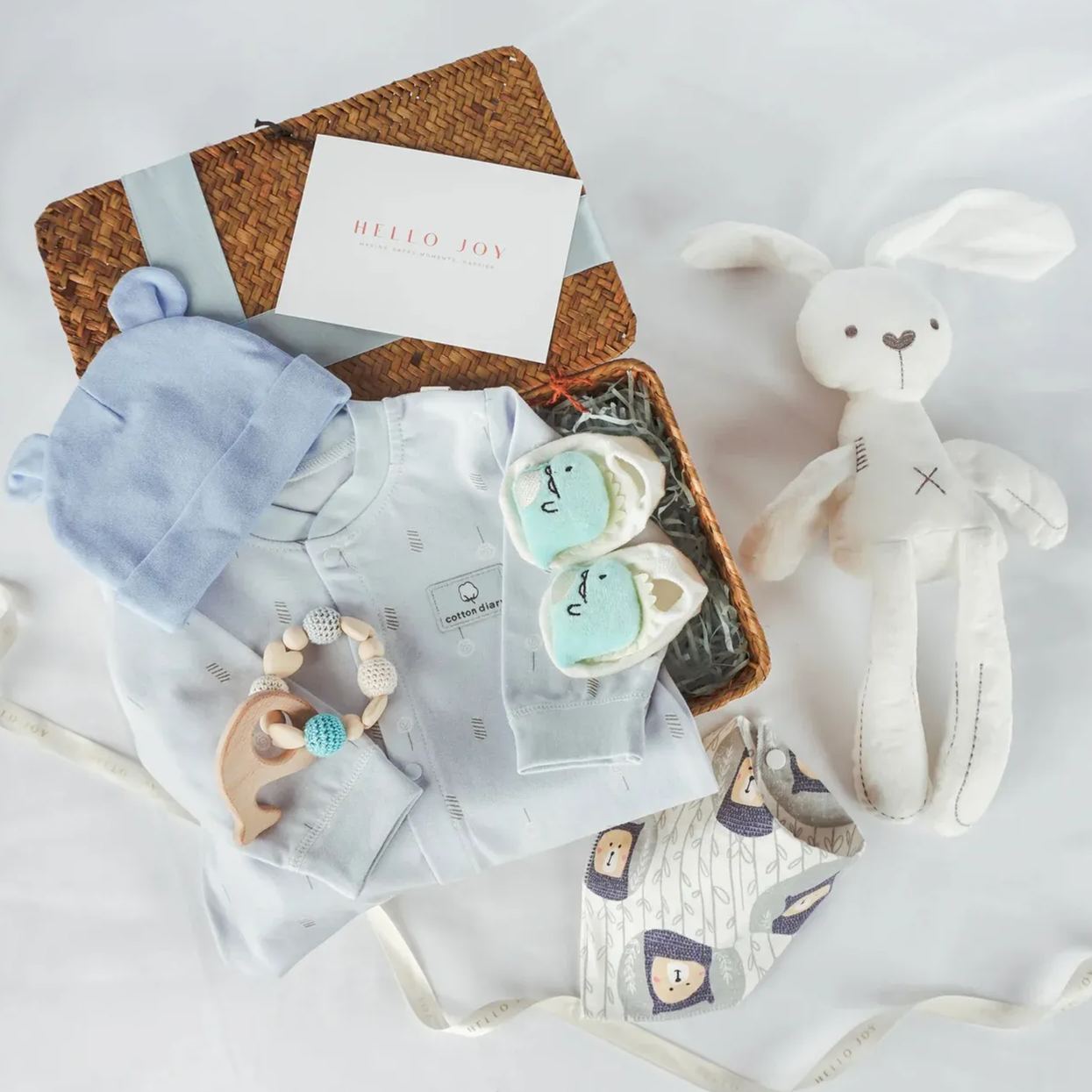 Baby Blue Basket Gift