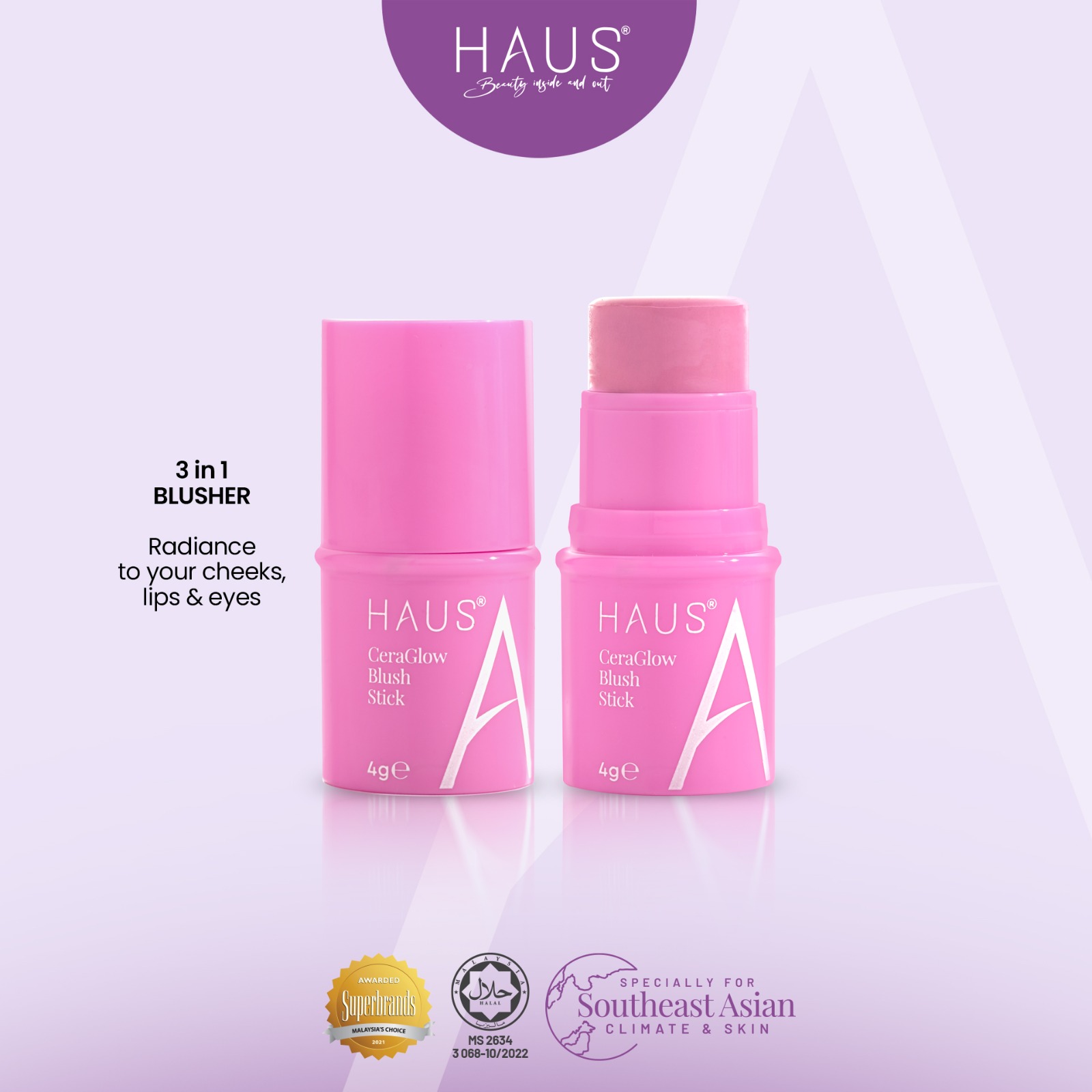 #Glow2Go CeraGlow Blush Stick