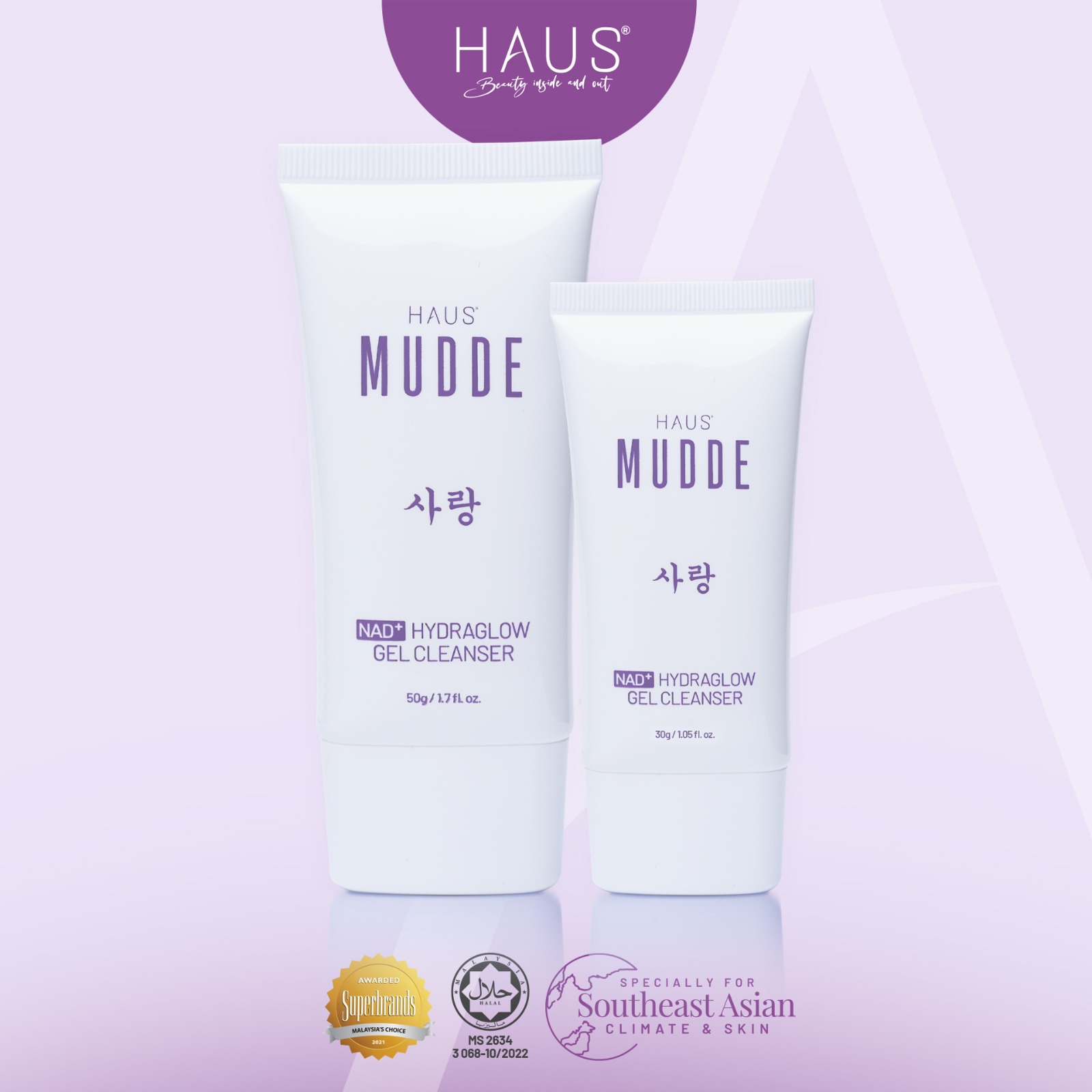 MUDDE NAD+ Hydraglow Gel Cleanser