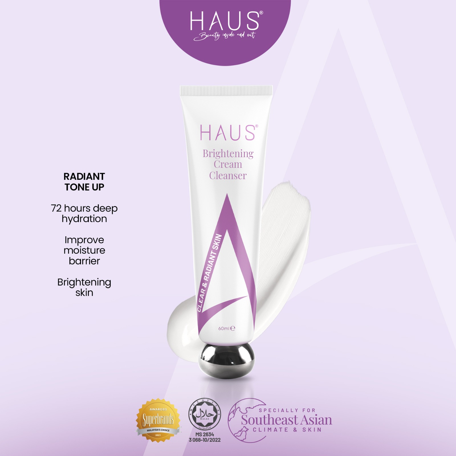 Brightening Cream Cleanser 60ML