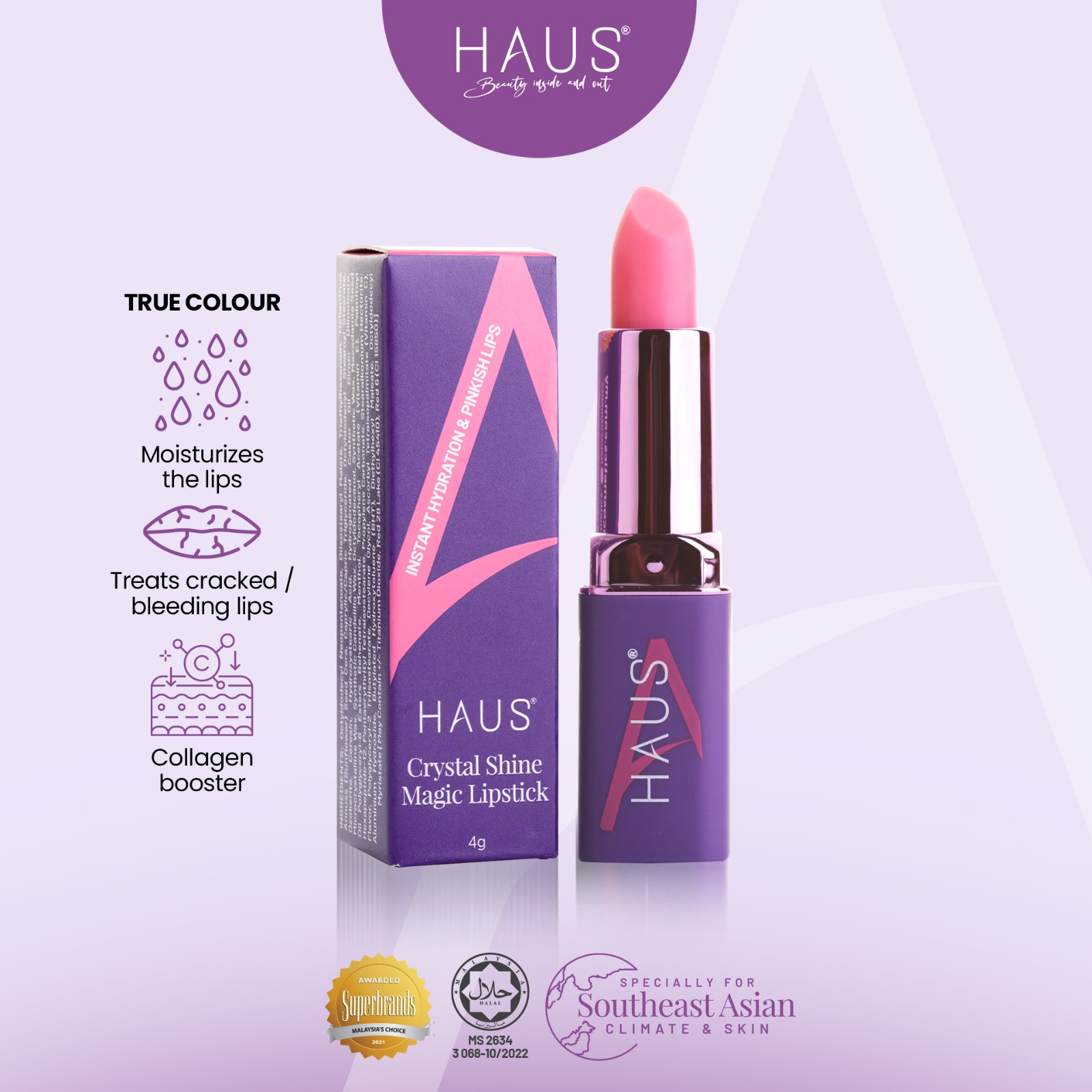 CRYSTAL SHINE MAGIC LIPSTICK