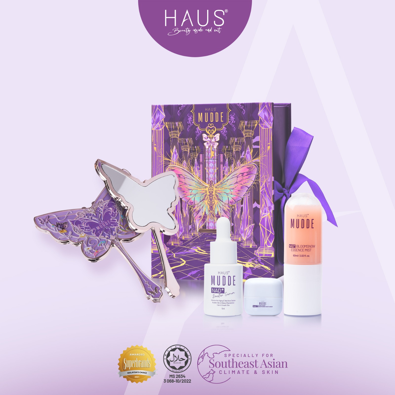 MUDDE BUTTERFLY RISE OF BEAUTY QUEEN SET