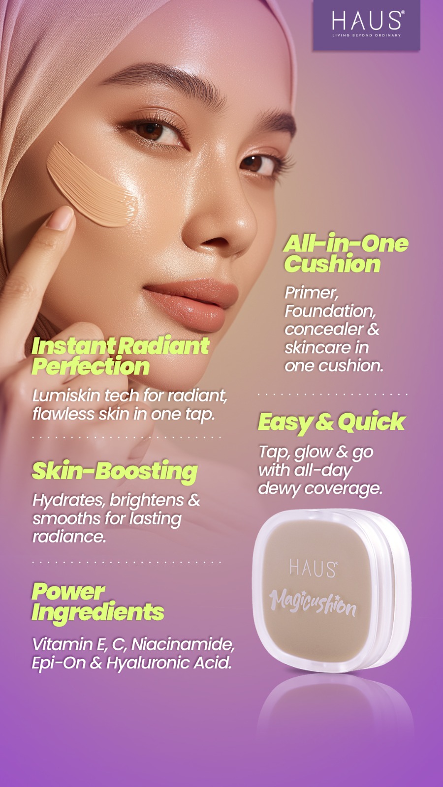 Magic Cushion Foundation SPF50++++