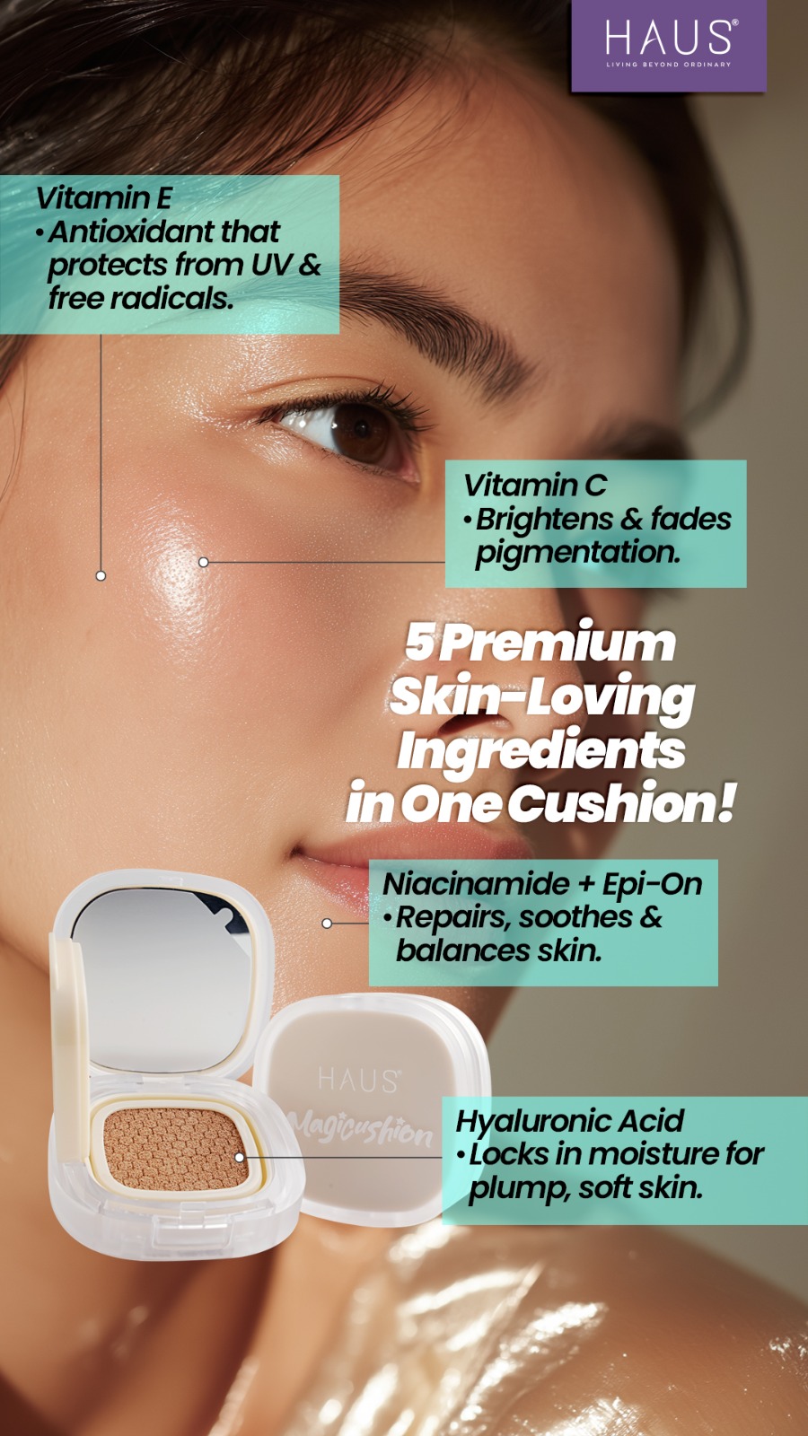 (HAUS x YUMI) Magic Cushion + Popsy Superstay Lipmatte