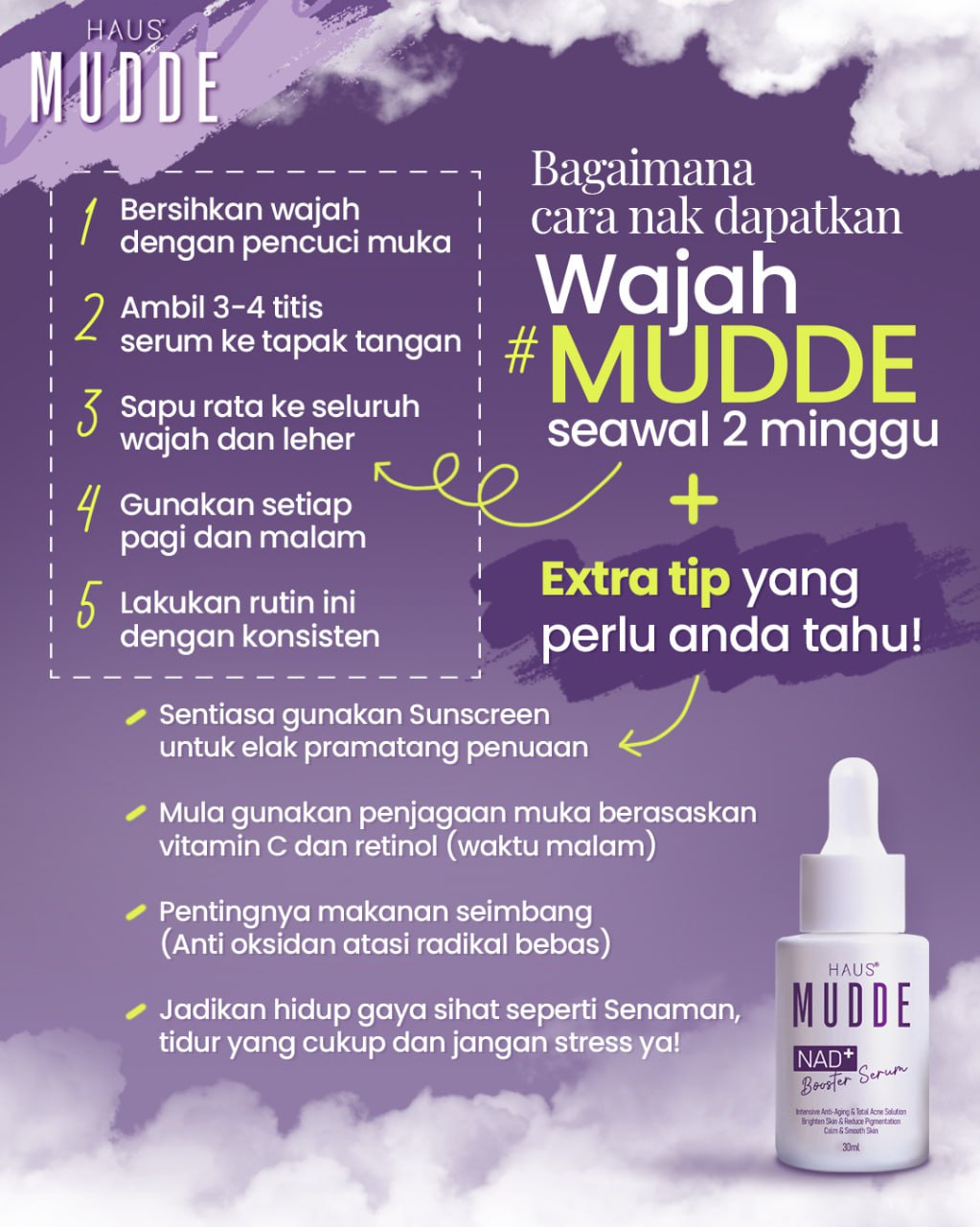 MUDDE - NAD+ BOOSTER SERUM