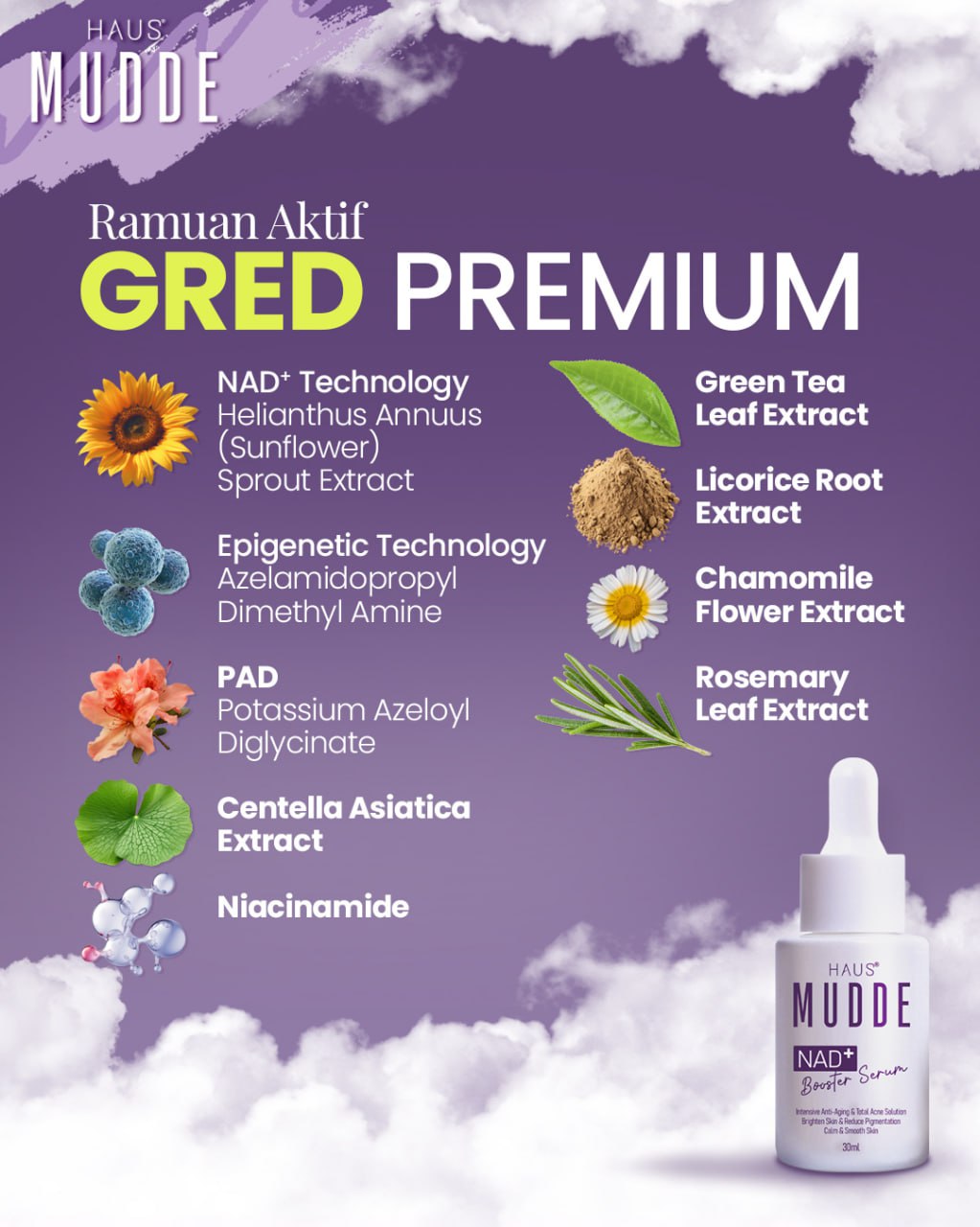 MUDDE - NAD+ BOOSTER SERUM