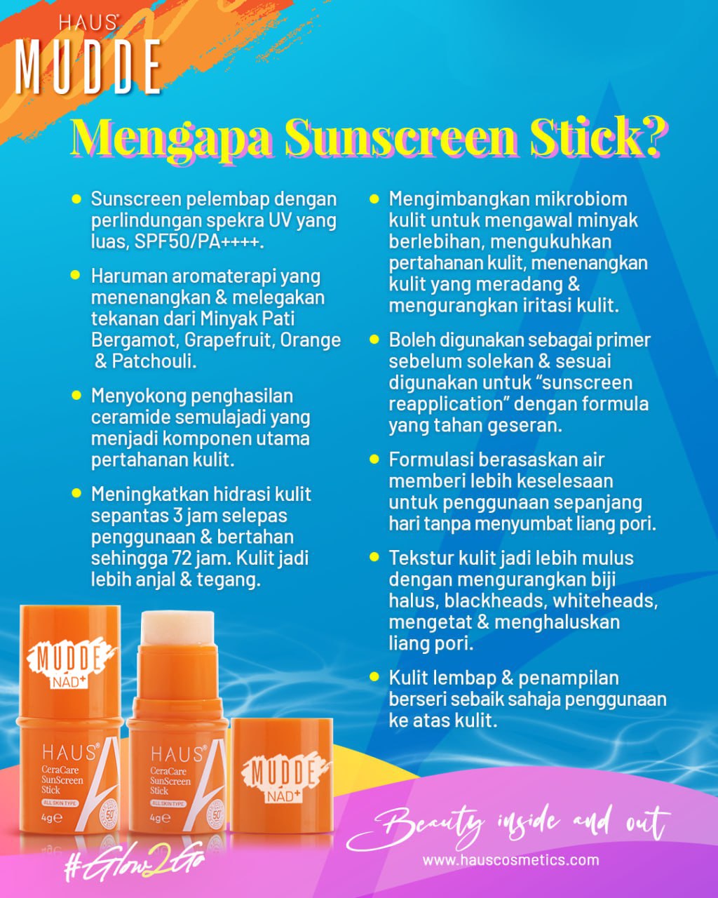 MUDDE - NAD+ SUNSCREEN STICK