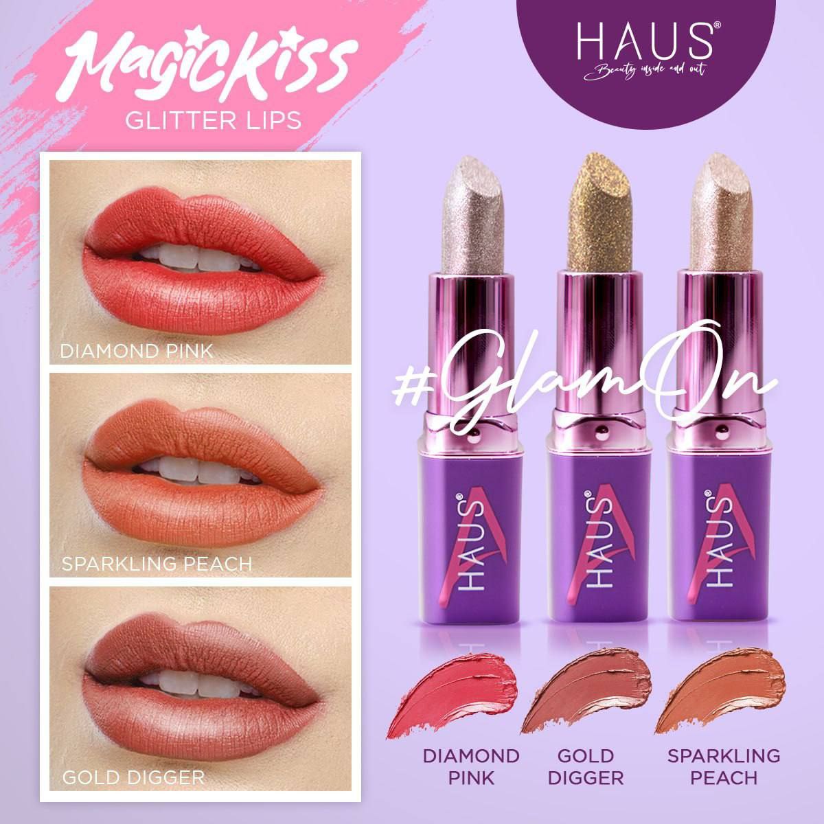 MAGICKISS GLITTER LIPSTICK